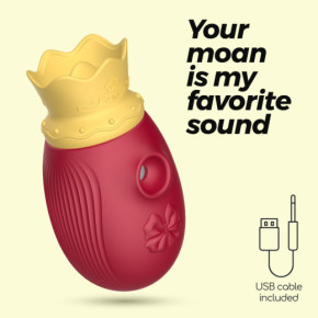 Estimulador Clitorial Monarch Rojo Crushious