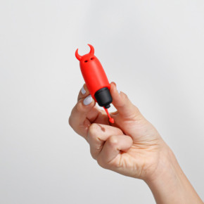 O-Pet Devil con Bala Vibradora de 10 Ritmos Rojo Crushious
