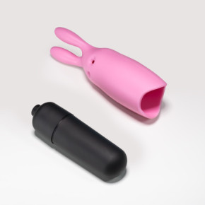 O-Pet Rabbit con Bala Vibradora de 10 Ritmos Rosa Pastel Crushious