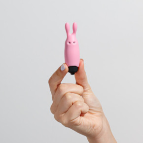 O-Pet Rabbit con Bala Vibradora de 10 Ritmos Rosa Pastel Crushious