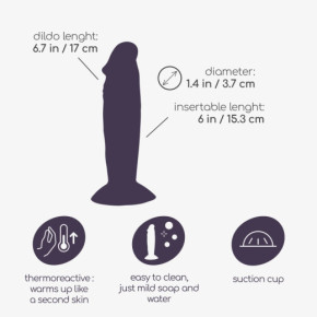 Dildo Ollie 17 cm Crushious