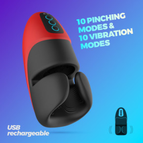 Masturbador Recargable con Presión Pancho Crushious
