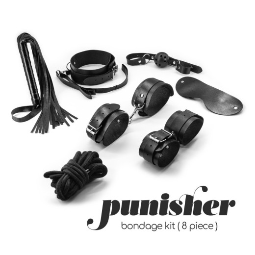Kit Bondage Punisher de 8 Piezas Crushious