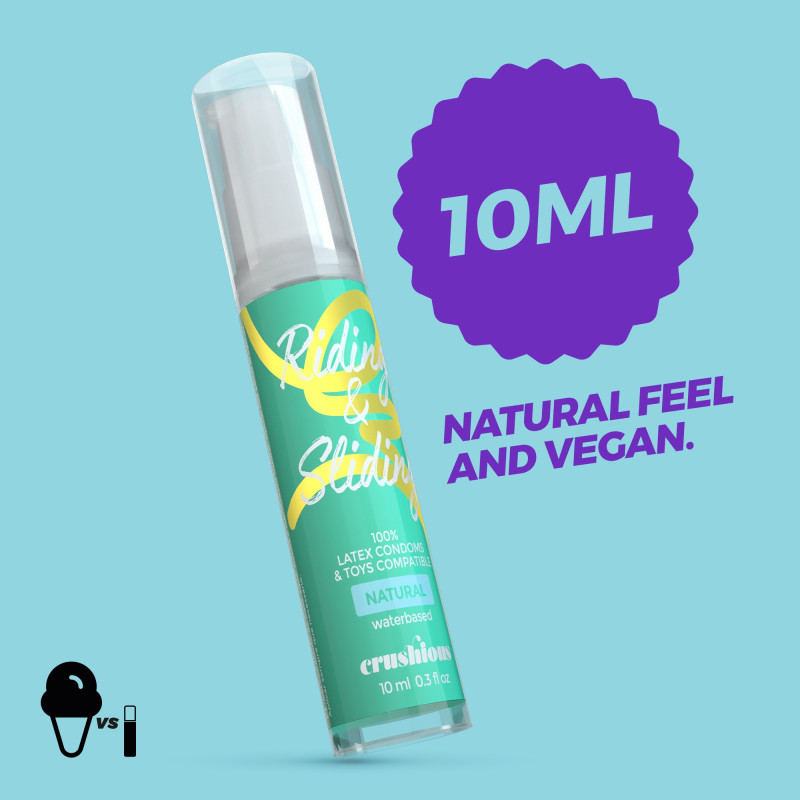 Lubricante Base Agua Riding & Sliding 10 ml Crushious
