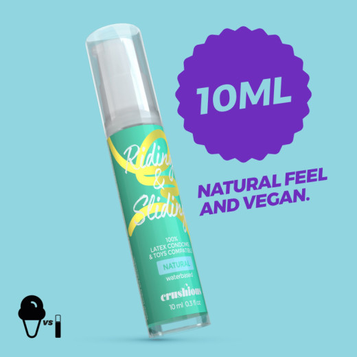 Lubricante Base Agua Riding & Sliding 10 ml Crushious