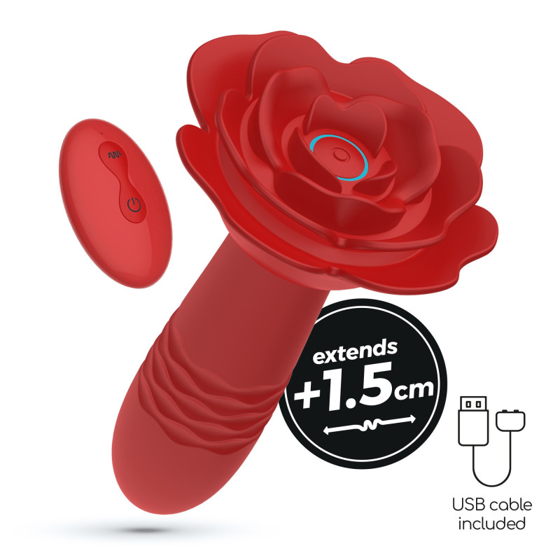Plug Anal con Movimiento Romeo y Control Remoto Crushious