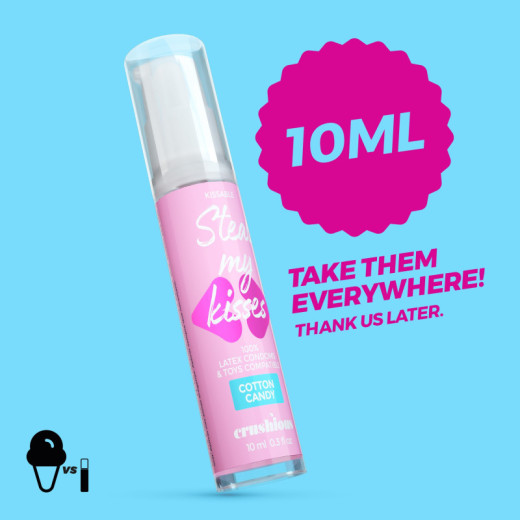 Gel Lubricante Sabor Algodón de Azúcar Steal My Kisses 10 ml Crushious