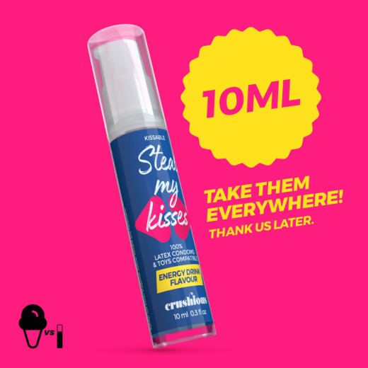 Gel Lubricante Sabor Bebida Energética Steal My Kisses 10 ml Crushious