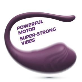 Huevo Vibrador Recargable Tamago con Control Remoto Morado Crushious