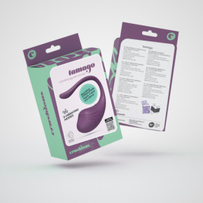 Huevo Vibrador Recargable Tamago con Control Remoto Morado Crushious