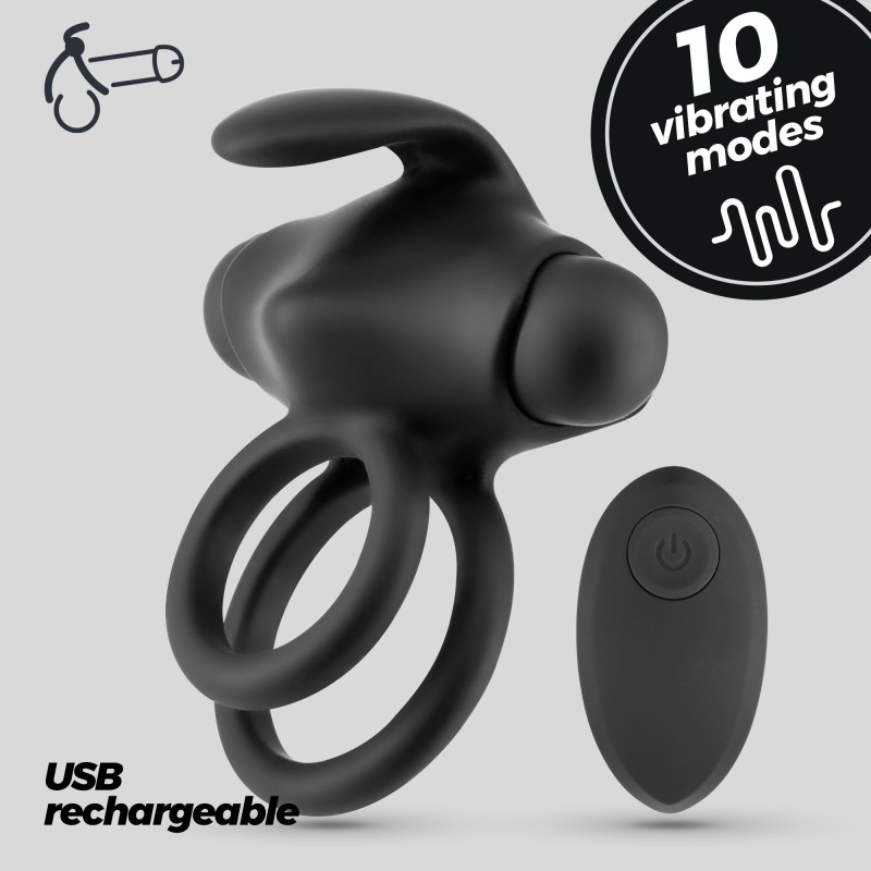 Anillo Vibrador Doble Thumper con Control Remoto Crushious