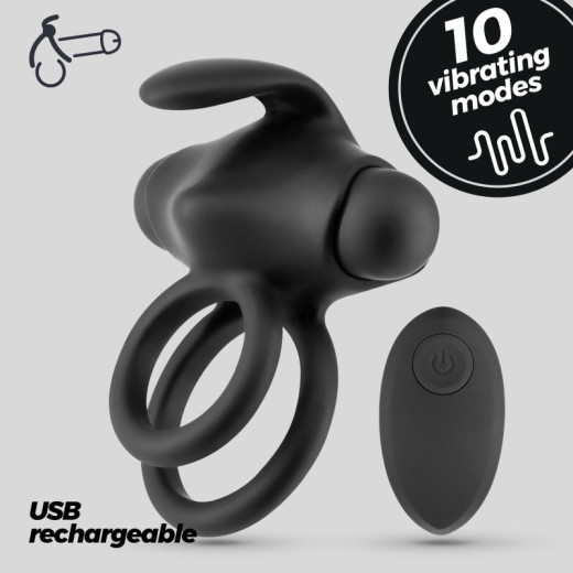 Anillo Vibrador Doble Thumper con Control Remoto Crushious