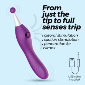 Estimulador Recargable Trinity Crushious