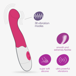 Vibrador Trollie con Lubricante Base Agua Incluido Crushious