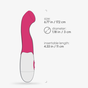 Vibrador Trollie con Lubricante Base Agua Incluido Crushious