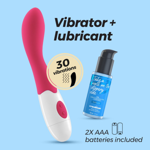 Vibrador Twiglie con Lubricante Base Agua Incluido Crushious