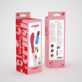 Vibrador Twiglie con Lubricante Base Agua Incluido Crushious