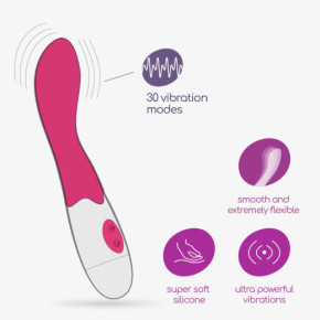 Vibrador Twiglie con Lubricante Base Agua Incluido Crushious
