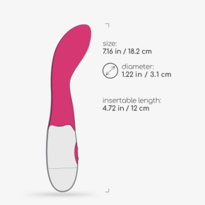 Vibrador Twiglie con Lubricante Base Agua Incluido Crushious