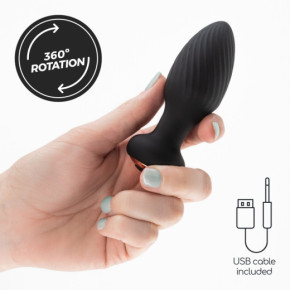 Plug Anal Giratorio Twister con Control Remoto Crushious