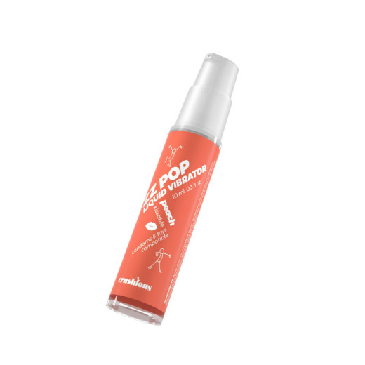 Vibrador Líquido Zz Pop Aroma Durazno 10 ml Crushious