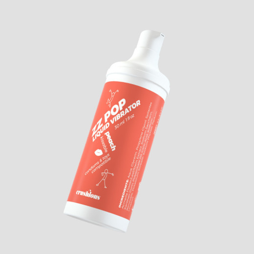 Vibrador Líquido Zz Pop Aroma Durazno 30 ml Crushious