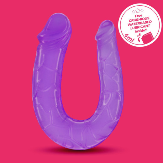 Dildo de Doble Cabeza Double Trouble Morado Crushious