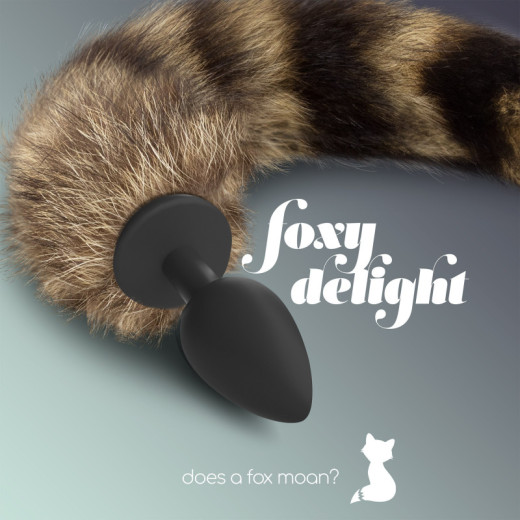 Plug Anal de Silicona con Cola Foxy Delight Crushious