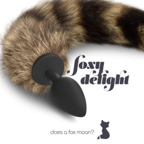 Plug Anal de Silicona con Cola Foxy Delight Crushious