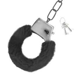 Esposas de Peluche Love Cuffs Negras Crushious