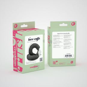 Esposas de Peluche Love Cuffs Negras Crushious