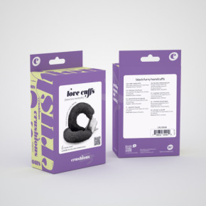 Esposas de Peluche Love Cuffs Negras Crushious