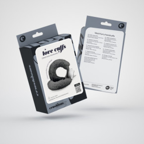 Esposas de Peluche Love Cuffs Negras Crushious