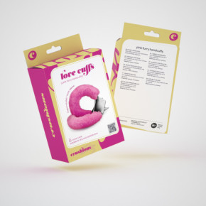 Esposas de Peluche Love Cuffs Rosas Crushious