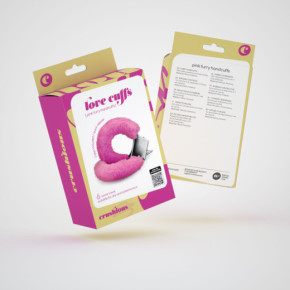 Esposas de Peluche Love Cuffs Rosas Crushious
