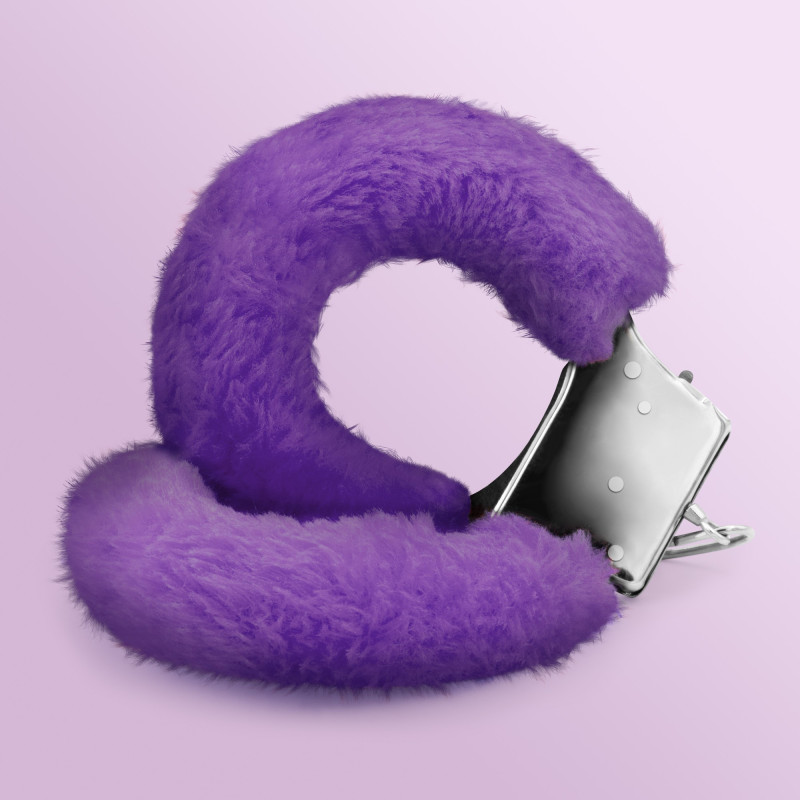 Esposas de Peluche Love Cuffs Moradas Crushious