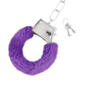 Esposas de Peluche Love Cuffs Moradas Crushious
