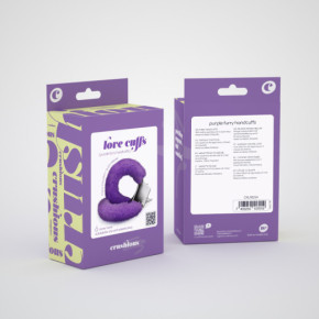 Esposas de Peluche Love Cuffs Moradas Crushious