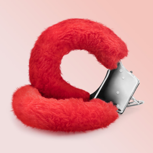Esposas de Peluche Love Cuffs Rojas Crushious
