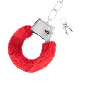 Esposas de Peluche Love Cuffs Rojas Crushious