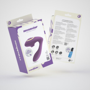 Estimulador Recargable Moanstar con Lubricante Base Agua Gratis Crushious