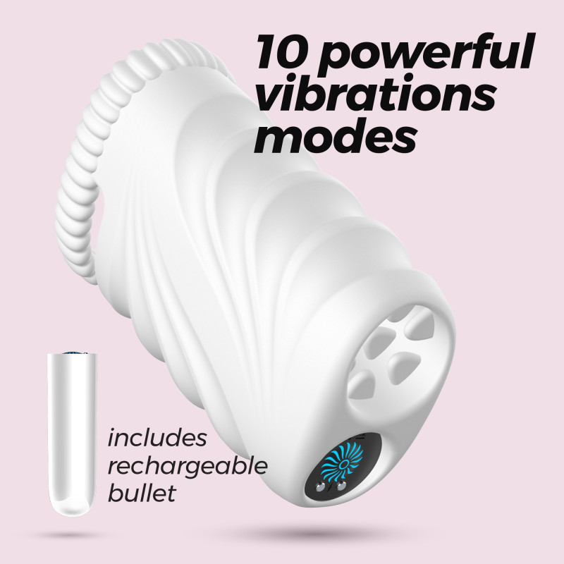 Masturbador de Entrenamiento Nautilus con Bala Removible Crushious