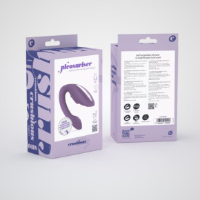 Vibrador Recargable Pleasuriser con Control Remoto y Lubricante Base Agua Gratis Crushious