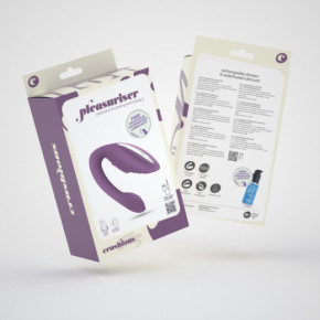 Vibrador Recargable Pleasuriser con Control Remoto y Lubricante Base Agua Gratis Crushious