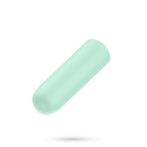 Bala Vibradora Recargable USB Quackers Verde Menta Crushious