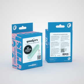 Bala Vibradora Recargable USB Quackers Verde Menta Crushious