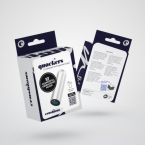 Bala Vibradora Recargable USB Quackers Blanca Crushious