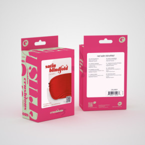 Antifaz de Satén Rojo Crushious
