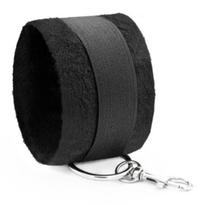 Esposas de Velcro Tough Love con Cadena Extra de 40 cm Negras Crushious