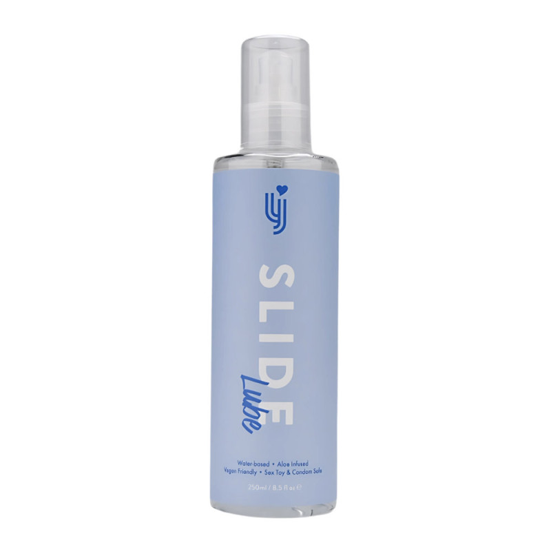 Lubricante Loving Joy Slide a base de agua con infusión de aloe 250 ml